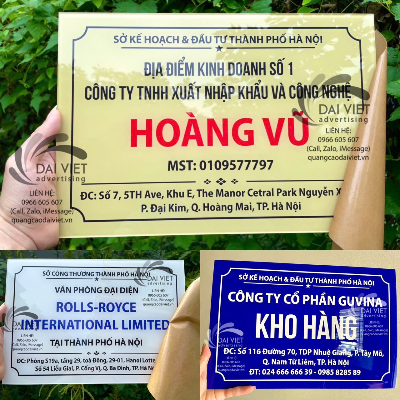 Làm Biển Địa Điểm Kinh Doanh, Kho Hàng: Đẹp – Uy Tín